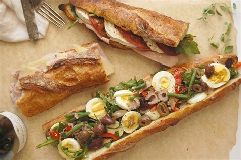 3-classic-french-baguette-sandwiches-unpeeled-journal image