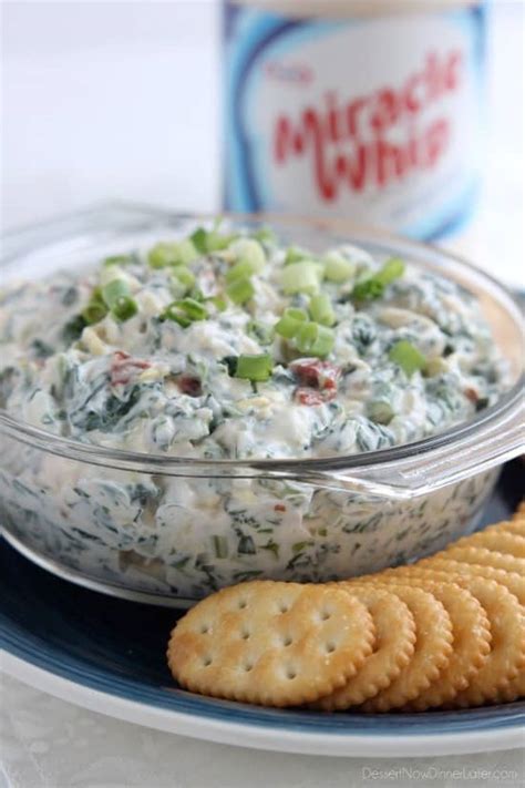 miracle-whip-creamy-spinach-artichoke-dip image