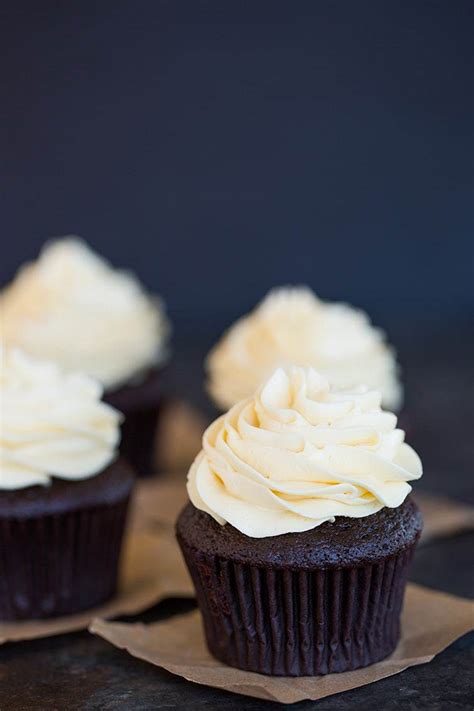 chocolate-cupcakes-with-vanilla-frosting-brown-eyed-baker image