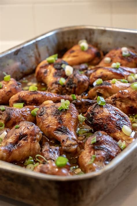 baked-chicken-drumsticks-with-honey-garlic-sauce image