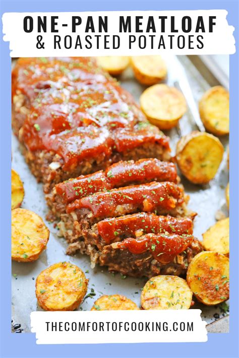 one-pan-meatloaf-and-roasted-potatoes-the image