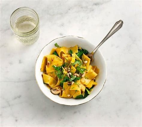 saffron-pappardelle-with-mushrooms-love-and-lemons image