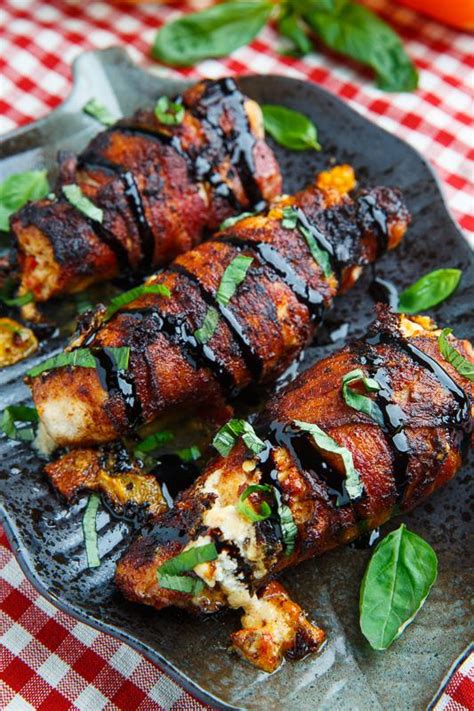 bacon-wrapped-roasted-red-pepper-and-goat-cheese image