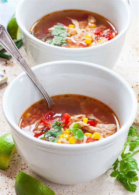 easy-mexican-chicken-and-rice-soup image