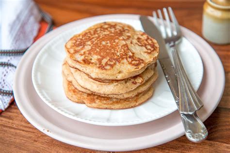 whole-wheat-buttermilk-banana-pancakes image