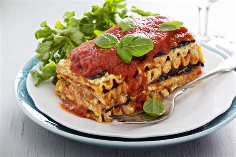 vegan-tofu-lasagna-with-spinach-recipe-the-spruce image