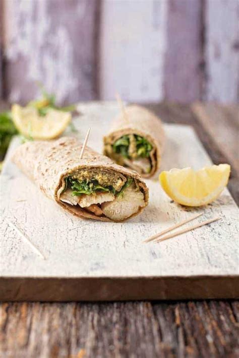 light-and-healthy-chicken-pesto-wraps-feast-and-farm image