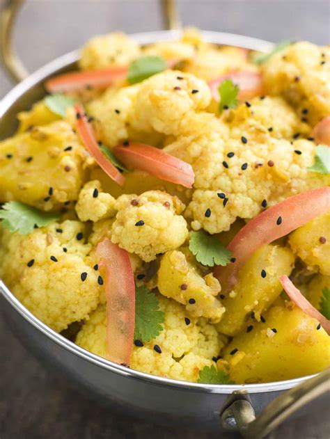 kalonji-gobi-aloo-recipe-cauliflower-potato-stir-fry image