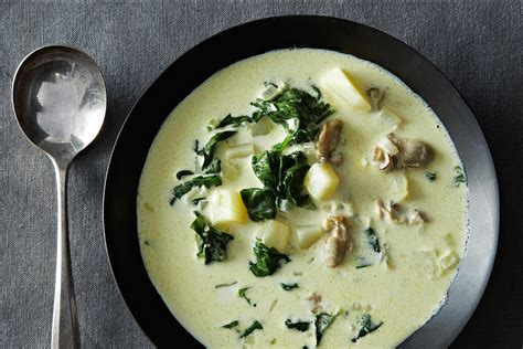 oyster-and-spinach-chowder-with-bacon-recipe-on image