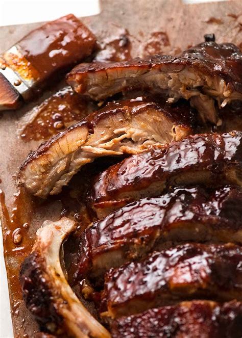 oven-pork-ribs-with-barbecue-sauce image