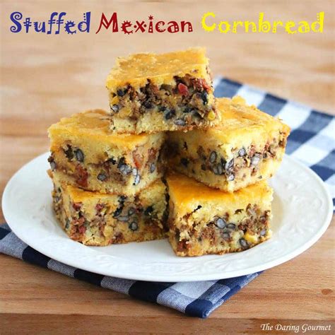 stuffed-mexican-cornbread-the-daring-gourmet image