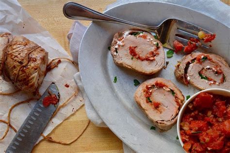 pan-roasted-stuffed-pork-tenderloin-with-tomato-citrus image