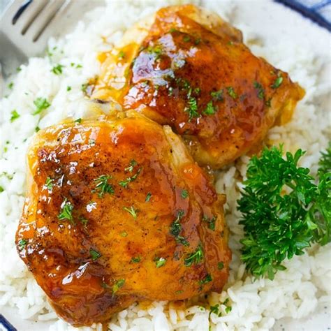 slow-cooker-apricot-chicken-thighs-recipe-magic image