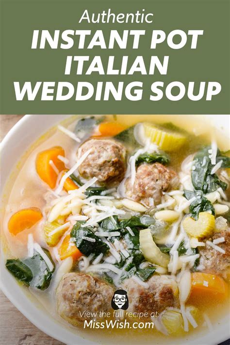 instant-pot-italian-wedding-soup-authentic image
