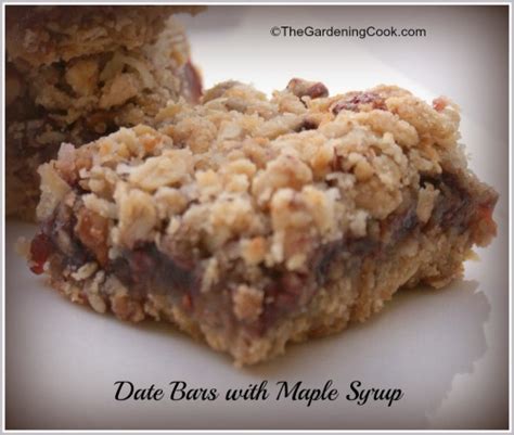 date-bars-with-maple-syrup-hearty-sweet-treat-the image
