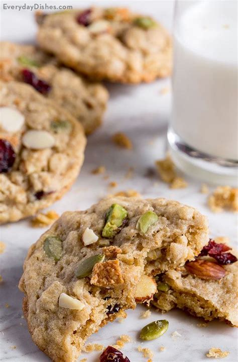 chewy-trail-mix-oatmeal-cookies-recipes-everyday-dishes image