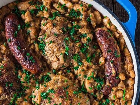 chicken-and-sausage-cassoulet-honest-cooking image