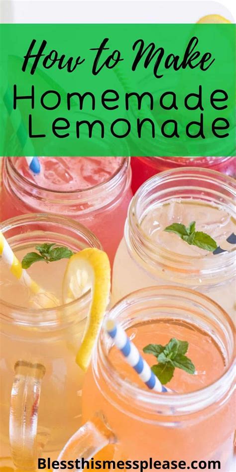 8-different-homemade-lemonade-recipes-easy-fresh image