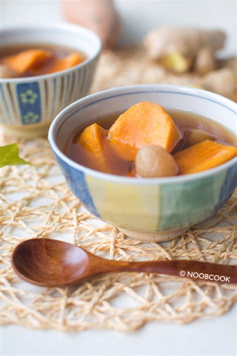 sweet-potato-ginger-soup-recipe-chinese-desserts image