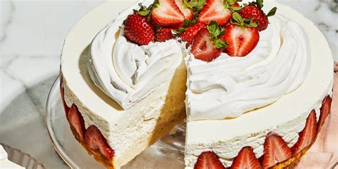 strawberry-shortcake-cheesecake-eatingwell image