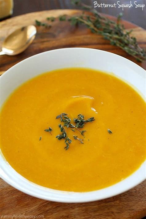 easy-butternut-squash-soup-yummy-healthy-easy image
