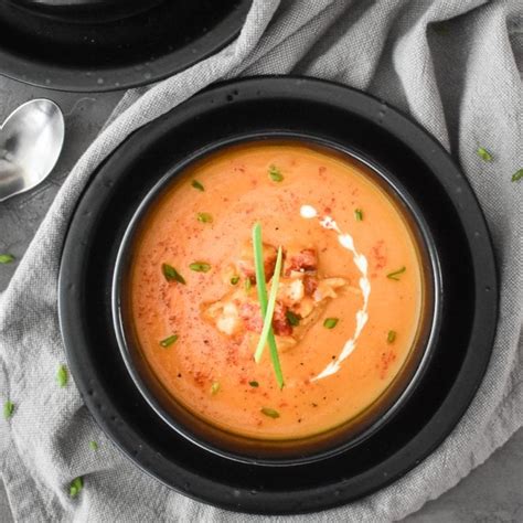 instant-pot-lobster-bisque-the-foodie-and-the-fix image