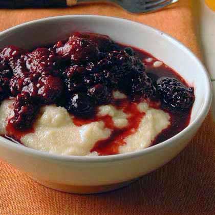 breakfast-polenta-with-warm-berry-compote-myrecipes image
