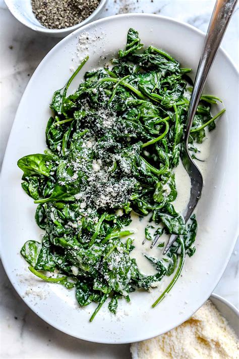 creamed-spinach-foodiecrush image