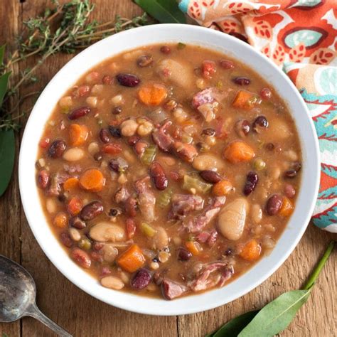 instant-pot-15-bean-soup-simply-happy-foodie image