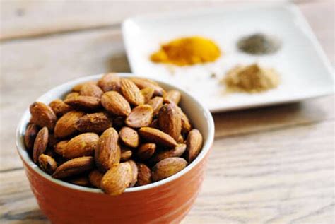 easy-paleo-curried-almonds-recipe-elanas-pantry image