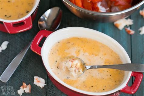 easy-keto-lobster-bisque-recipe-low-carb-yum image