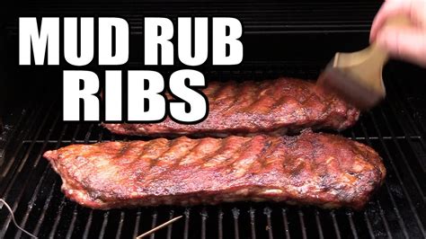 how-to-smoke-mud-rub-spare-ribs-recipe-youtube image