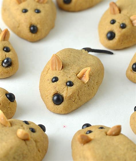 peanut-butter-christmas-mice-lidias-cookbook image