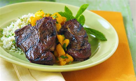 lamb-loin-chops-with-mango-sauce-food-channel image