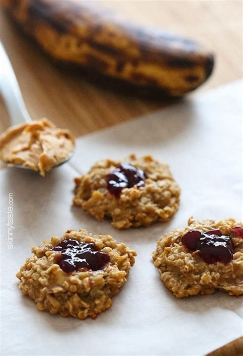 pb-j-healthy-oatmeal-cookies-skinnytaste image
