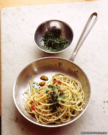 perciatelli-with-garlic-walnuts-and-tomatoes-martha image