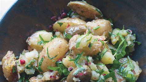crushed-new-potatoes-with-caper-berries-food-republic image