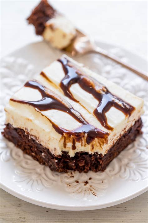 fudge-brownies-with-cream-cheese-frosting-averie image