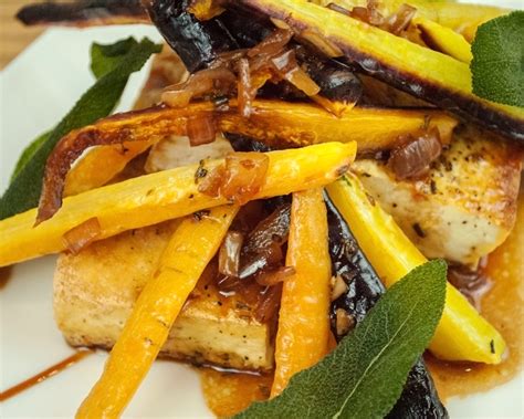 heirloom-carrots-with-rosemary-balsamic-demi-glace image