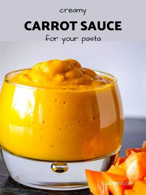 how-to-make-a-creamy-carrot-sauce-foodheal image