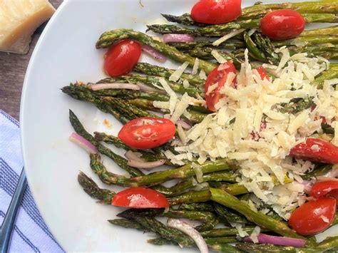 simple-roasted-asparagus-salad-low-carb-simplified image