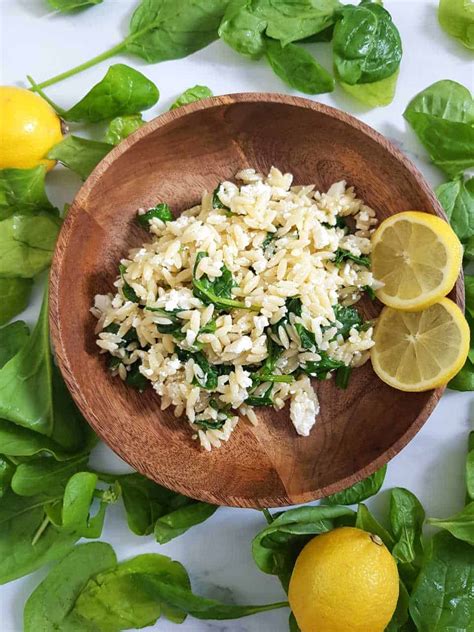 orzo-salad-with-spinach-feta-and-lemon-hint-of-healthy image