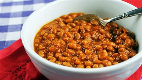 three-speed-bourbon-baked-beans-saturdays-with image