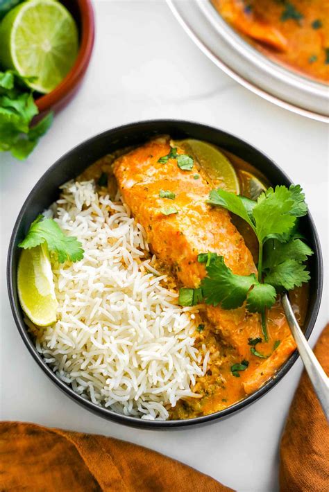 microwave-red-curry-poached-salmon-recipe-simply image