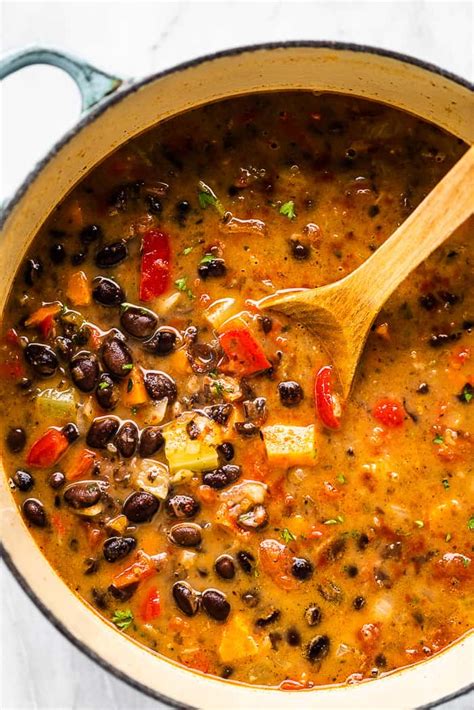 easy-black-bean-soup-only-one-pot-the image