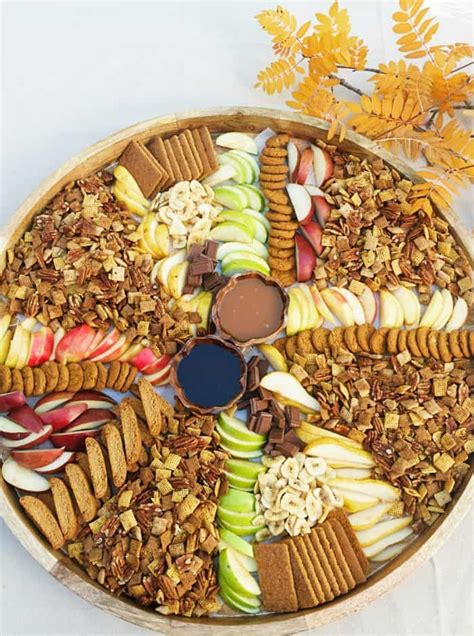 pumpkin-spice-chex-party-mix-board-reluctant image