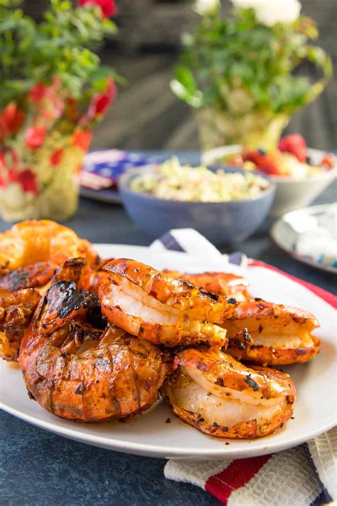 colossal-grilled-shrimp-with-harissa-marinade image