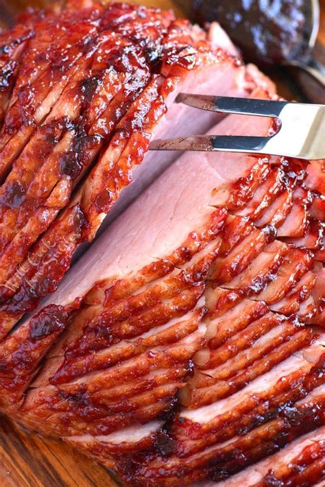 baked-ham-with-cherry-ham-glaze-will-cook-for-smiles image
