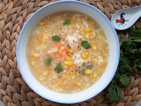 chinese-egg-drop-soup-recipe-with-prawns-and-corn image