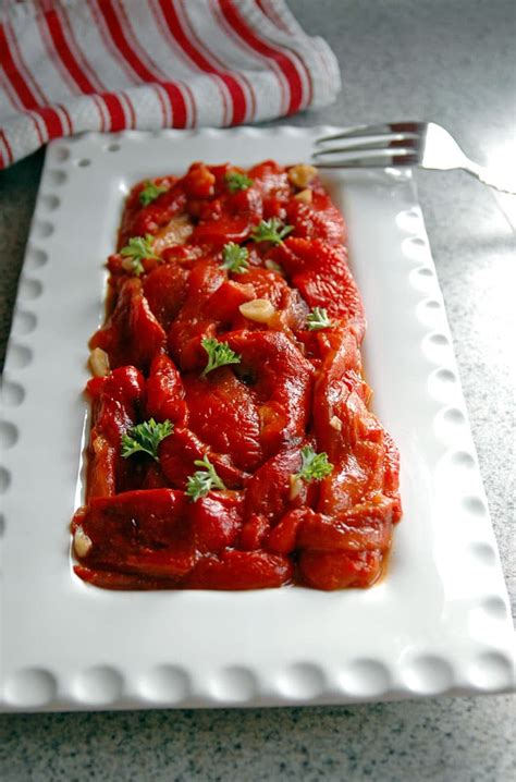 italian-peppers-in-oil-roasted-marinated-cooking image